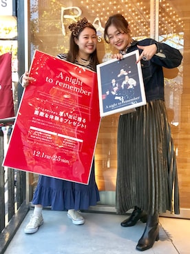 hazuki yoshizawaさん（レディース・166cm）の冬コーディネート