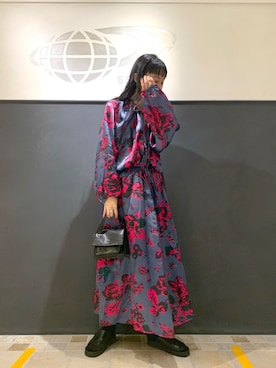 hazuki yoshizawaさん(レディース・166cm)の冬コーディネート