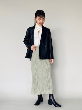 hazuki yoshizawaさん（レディース・166cm）の秋コーディネート