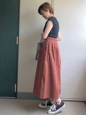 「STELLA McCARTNEY（ステラマッカートニー）のアイテム」を使った、yoshimeさん（レディース・158cm）の夏コーディネート