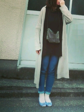 「enchanted（エンチャンテッド）のアイテム」を使った、がをさん（レディース・161cm）の冬コーディネート