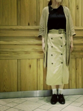 「アイテム（ドレスシューズ）」を使った、がをさん（レディース・161cm）の春コーディネート