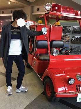「improves（インプローブス）のアイテム（チェスターコート）」を使った、ko-kiさん（メンズ・168cm）の秋コーディネート