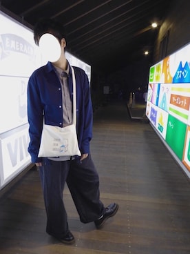 「シンプルおしゃれが好き」｜「アイテム（その他アウター）」を使った、ko-kiさん（メンズ・168cm）の秋コーディネート