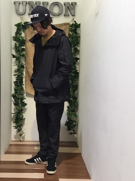 「Johnbull Private labo（ジョンブルプライベートラボ）のアイテム（マウンテンパーカー）」を使った、jyunzoさん（メンズ・170cm）の夏コーディネート