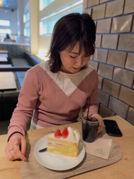 万里子さん（レディース・160cm）の春コーディネート