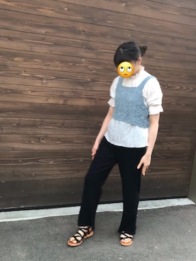 「AS KNOW AS」｜　葵　まるさん（レディース・158cm）の夏コーディネート