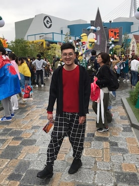 「ISSEY MIYAKE（イッセイミヤケ）のアイテム（ブルゾン）」を使った、louis さん（メンズ・173cm）の秋コーディネート