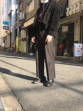 「BEAMS（ビームス）のアイテム（その他アウター）」を使った、古賀 とーま 🗣さん（メンズ・175cm）の春コーディネート