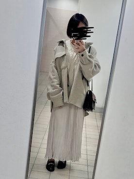 「frames RAY CASSIN（フレームスレイカズン）のアイテム（ベスト）」を使った、namuruさん（レディース・159cm）の秋コーディネート