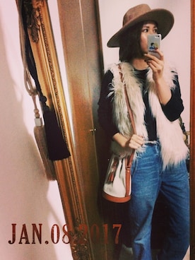 MAHOMiさん（レディース・160cm）の冬コーディネート