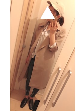 「AZUL（アズール）のアイテム（キャップ）」を使った、MICHIRUさん（レディース・159cm）の春コーディネート