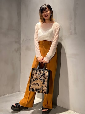 𝓜𝒪𝒩ℰさん（レディース・153cm）の秋コーディネート