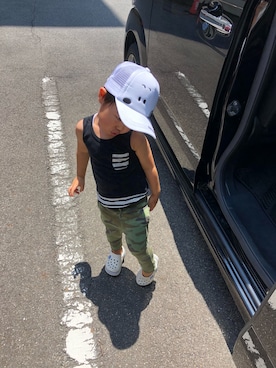 knd.さん（キッズ・90cm）の夏コーディネート