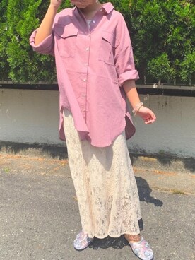  𝚢𝚞𝚗𝚊𝚝𝚢 ☪︎ *.さん（レディース・151cm）の夏コーディネート