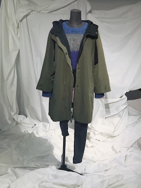「BC（ビーシー）のアイテム（モッズコート）」を使った、cHenSi-4さん（レディース・165cm）の秋コーディネート