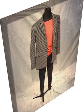 「sandro（サンドロ）のアイテム（ジャケット/アウター）」を使った、cHenSi-4さん（レディース・165cm）の秋コーディネート
