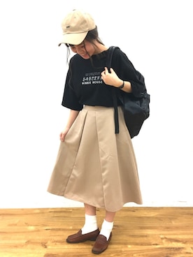 「アイテム（腕時計）」を使った、ふたわたりさん（レディース・149cm）の春コーディネート