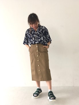 「アイテム（腕時計）」を使った、ふたわたりさん（レディース・150cm）の春コーディネート