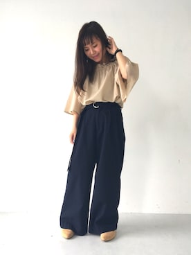 「アイテム（腕時計）」を使った、ふたわたりさん（レディース・150cm）の春コーディネート