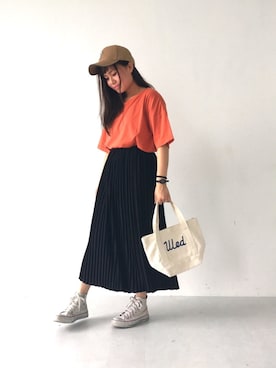 「アイテム（腕時計）」を使った、ふたわたりさん（レディース・150cm）の春コーディネート