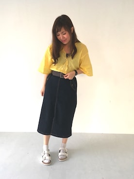 「アイテム（腕時計）」を使った、ふたわたりさん（レディース・150cm・20代）の春コーディネート