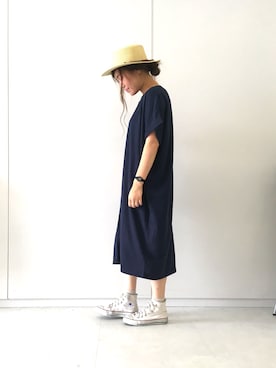 「アイテム（腕時計）」を使った、ふたわたりさん（レディース・150cm）の夏コーディネート