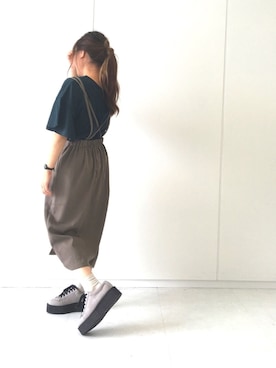 「厚底」｜ふたわたりさん（レディース・150cm）の夏コーディネート