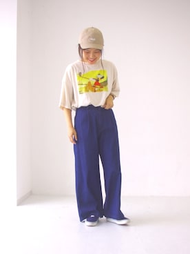 「ミッキー」｜ふたわたりさん（レディース・150cm）の夏コーディネート