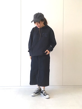 「LEE」｜ふたわたりさん（レディース・150cm）の秋コーディネート