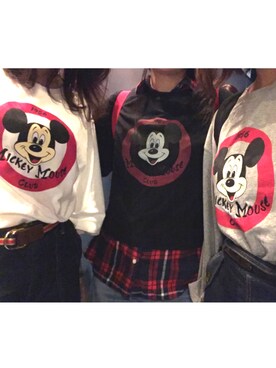 「アイテム（Tシャツ/カットソー、ブラック系）」を使った、ふたわたりさん（レディース・150cm）の秋コーディネート