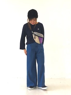 「FILA」｜ふたわたりさん（レディース・150cm）の秋コーディネート