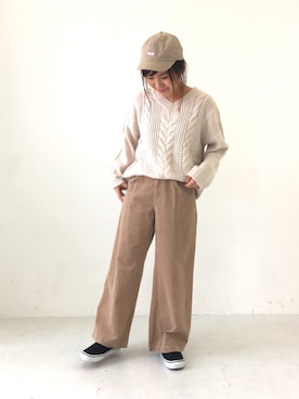 「FILA」｜ふたわたりさん（レディース・150cm）の秋コーディネート