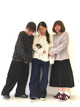 「ペアルック」｜ふたわたりさん（レディース・150cm）の秋コーディネート