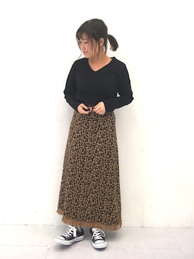 「アイテム（スカート、その他）」を使った、ふたわたりさん（レディース・150cm）の冬コーディネート