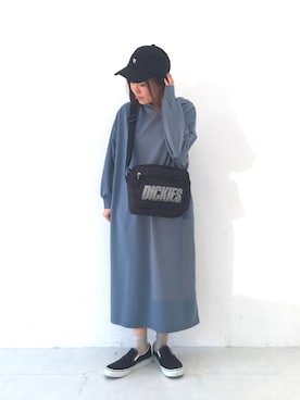 「アイテム（スリッポン）」を使った、ふたわたりさん（レディース・150cm・20代）の冬コーディネート