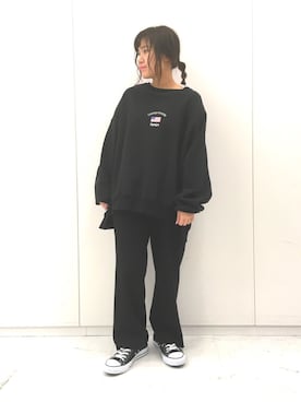 「NASA（ナサ）のアイテム」を使った、ふたわたりさん（レディース・150cm）の春コーディネート