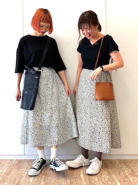 「ペアルック」｜ふたわたりさん（レディース・150cm）の春コーディネート