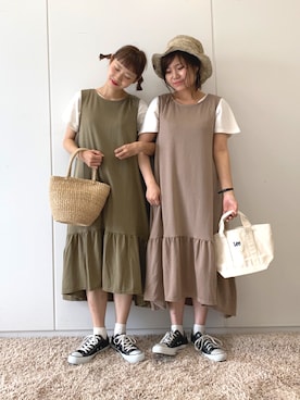 ふたわたりさん(レディース・150cm)の夏コーディネート