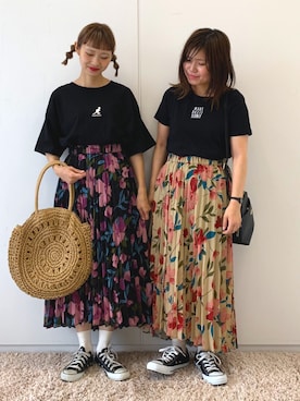 「ペアルック」｜ふたわたりさん（レディース・150cm）の夏コーディネート