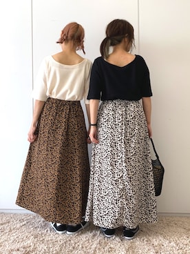 「ペアルック」｜ふたわたりさん（レディース・150cm）の夏コーディネート