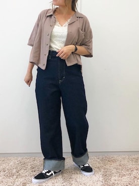 「くすみカラー」｜ふたわたりさん（レディース・150cm）の秋コーディネート