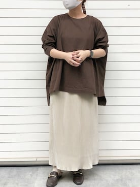 「koe（コエ）のアイテム」を使った、ふたわたりさん（レディース・150cm）の秋コーディネート