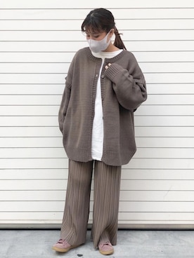 「プリーツ」｜ふたわたりさん（レディース・150cm）の秋コーディネート