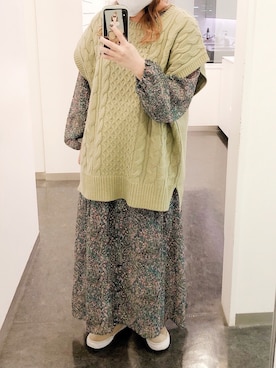 「koe（コエ）のアイテム」を使った、ふたわたりさん（レディース・150cm）の秋コーディネート