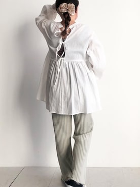 「くすみカラー」｜ふたわたりさん（レディース・150cm）の冬コーディネート