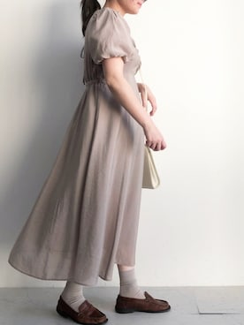 ワンピース ドレスを使った バックリボン の人気ファッションコーディネート Wear