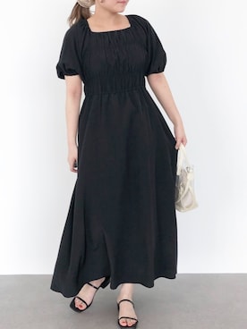 「SLURR（スラ―）のアイテム」を使った、ふたわたりさん（レディース・150cm）の春コーディネート