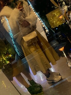 「NIKE（ナイキ）のナイキ エア マックス 95 プレミアム コントラスト ウィメンズシューズ / NIKE AIR MAX 95 PREMIUM CONTRAST（スニーカー）」を使った、na🌞さん（レディース・160cm）の冬コーディネート