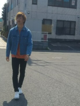 「SHIPS JET BLUE（シップスジェットブルー）のアイテム（ブルー系）」を使った、YUTAKAさん（メンズ・177cm）の春コーディネート